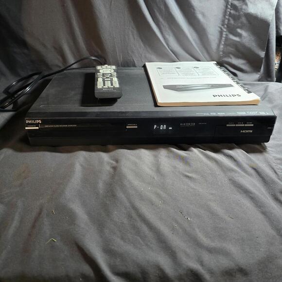Philips DVDR3576H HDD & DVD Recorder Player w/Remote (TESTED) Instructions - Picture 1 of 9